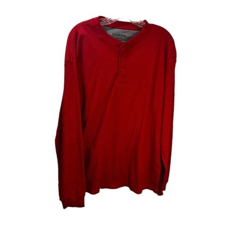 NWOT Men's‎ Shirt Long Sleeve Lightweight Button Waffle Basic T-Shirt XL
